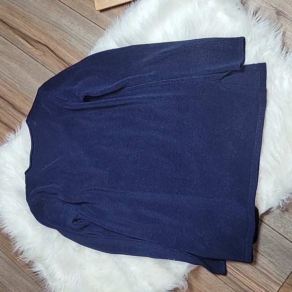 J. Mclaughlin Ludlow Sweater Blue Size SMALL - Picture 7 of 7